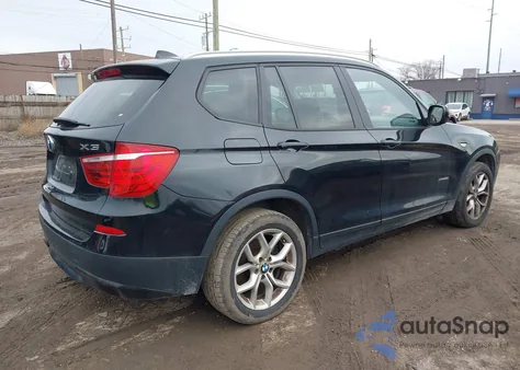 2013 BMW X3 xDrive28I из США, поврежденный, VIN 5UXWX9C58D0D00149